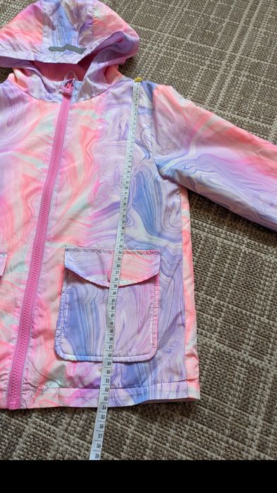 Куртка вітровка на флісі 128-134см