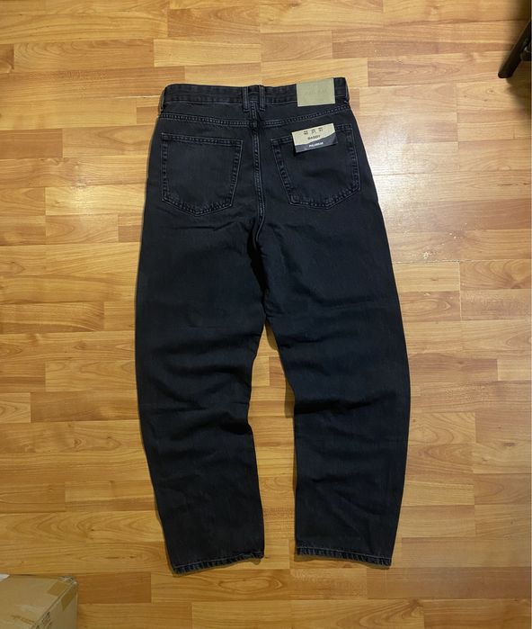 (М31) НОВЫЕ Черные джинсы BAGGY zara нові чорні джинси штани штаны