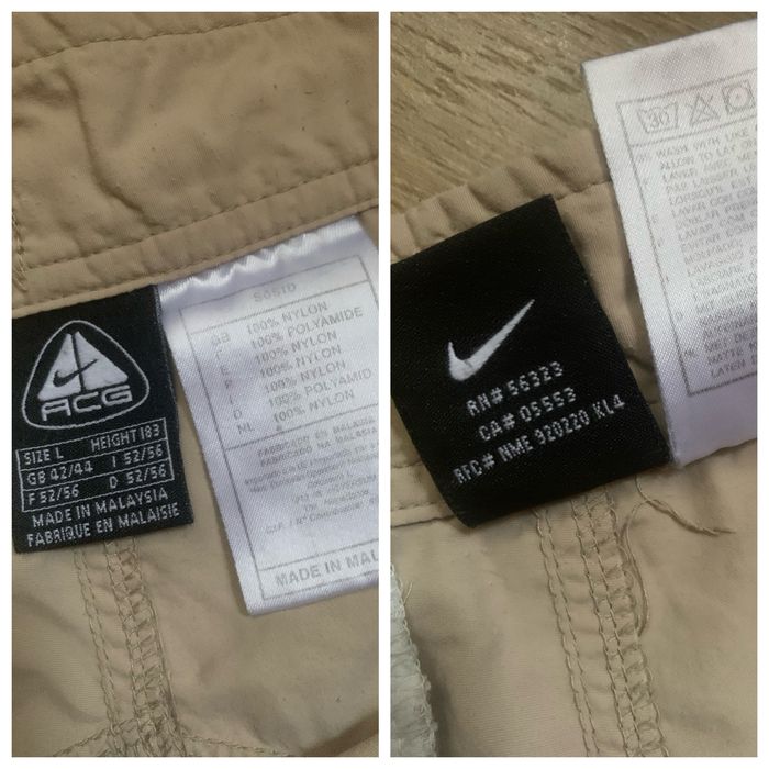 Штаны карго трансформеры парашюты Nike ACG. Винтаж.L