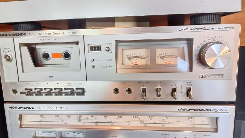 Nordmende Philharmonic, wzmacniacz, tuner, deck, gramofon