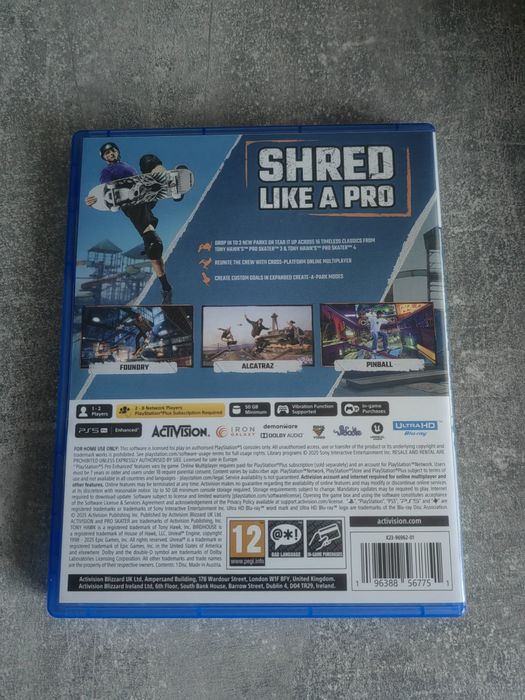 Tony Hawk's Pro Skater 3+4 / JAK NOWA / PS5 / PlayStation 5