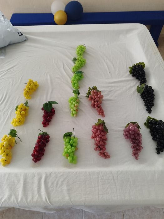 Uvas de plástico
