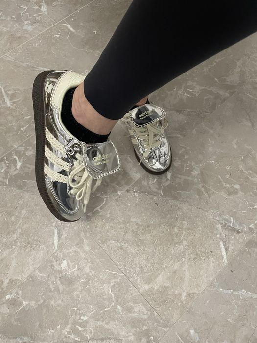 Кросівки adidas samba Wales Bonner pony leo silver adidas леопард