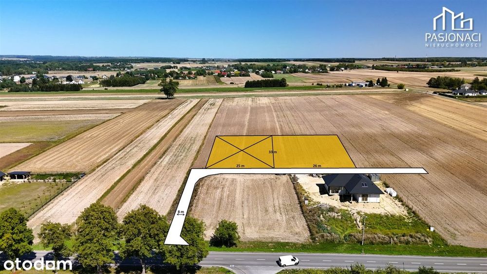 Działka z WZ | 857 m² | Niedrzwica Duża - Więcej