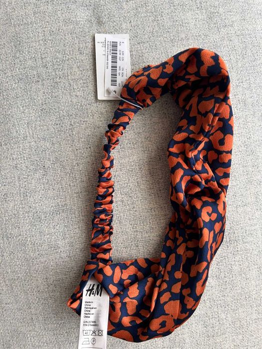 NOWE H&M: 2 chusty i materiałowa opaska do włosów (zestaw lub osobno)