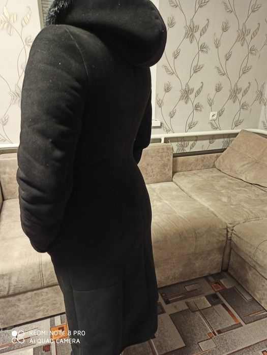 Зимове довге пальто