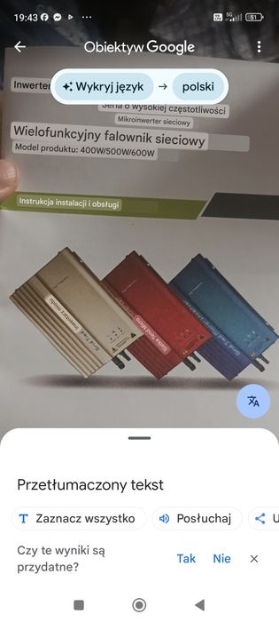 Wielofunkcyjny falownik sieciowy