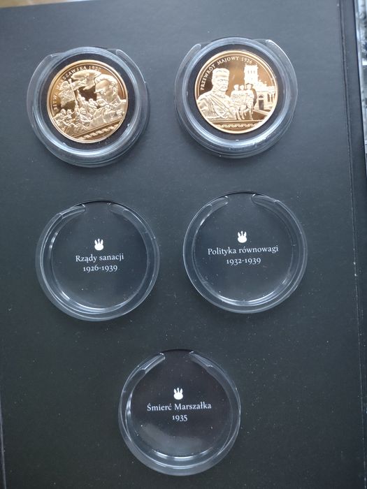 Kolekcja monet Józef Piłsudski Droga do Niepodległości