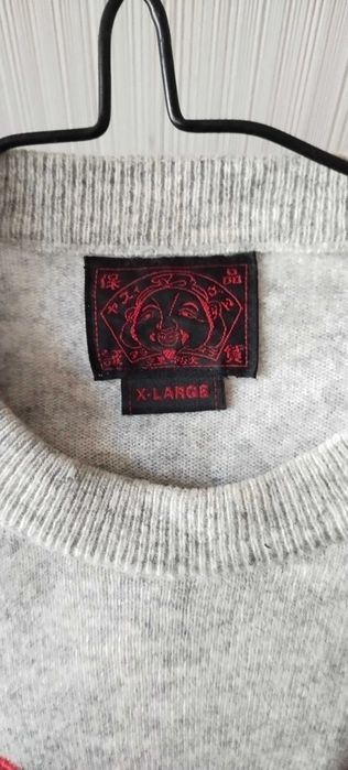 Светр EVISU вінтаж XL, чоловічий.