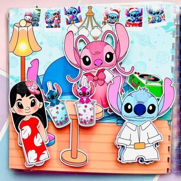 Альбом на липучках Ліло та Стич А5 І А6