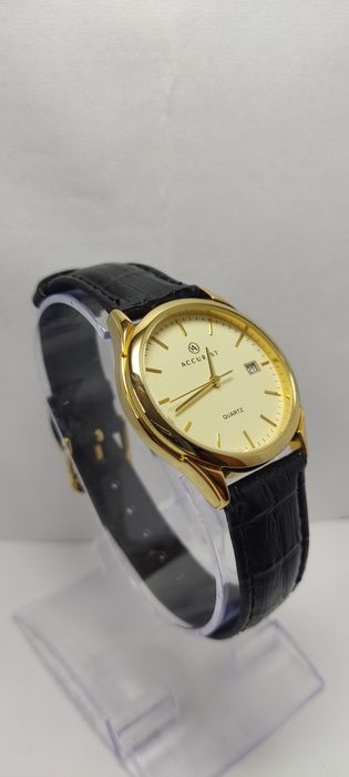 *57*Accurist Classic 7103.01 pozlacany