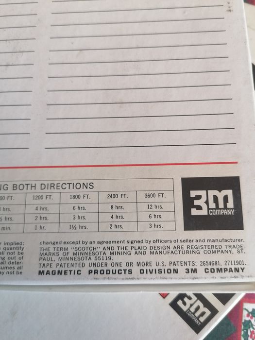 Bobines novas de gravação 18 cm