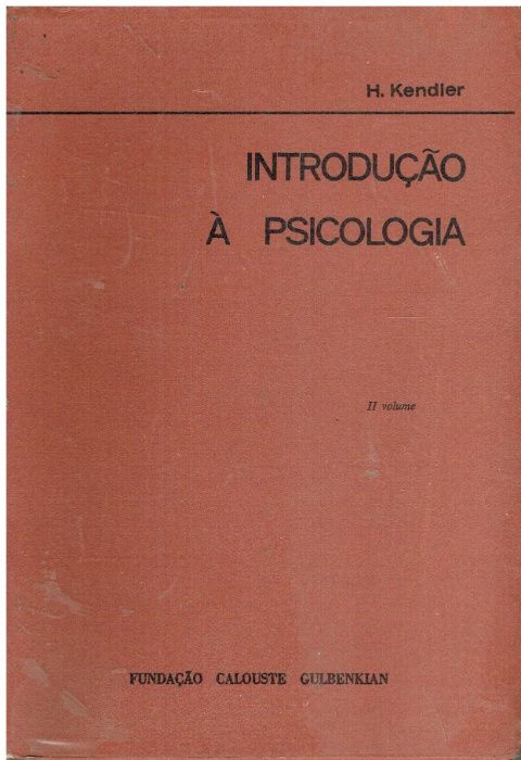 7453 Introdução à Psicologia - Vol. II de Howard H. Kendler