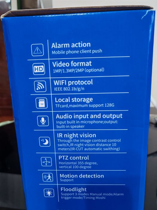 WiFi-360° камера відео спостереження.