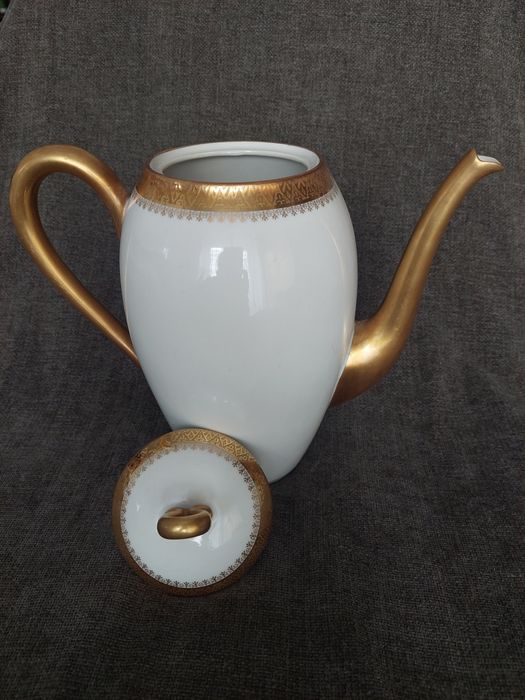 Bule de chá/café de porcelana Limoges