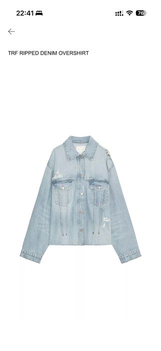 Новая джинсрвая куртка от zara