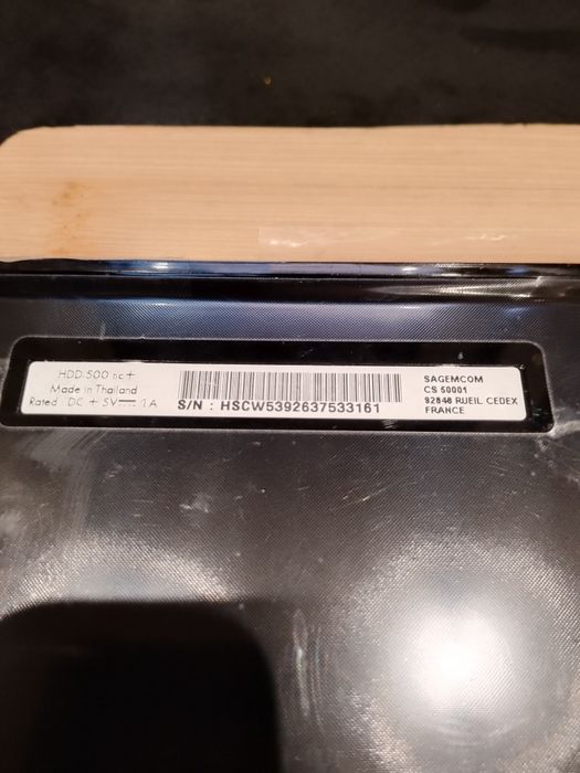 Dysk zewnętrzny Sagemcom HDD 500GB
