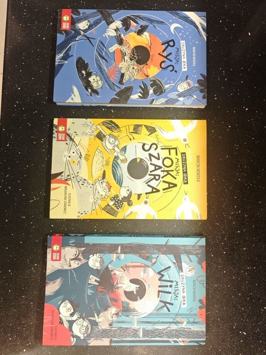 3x Mortka - Drużyna Oka. Misja: ryś, Misja: foka szara, Misja: wilk