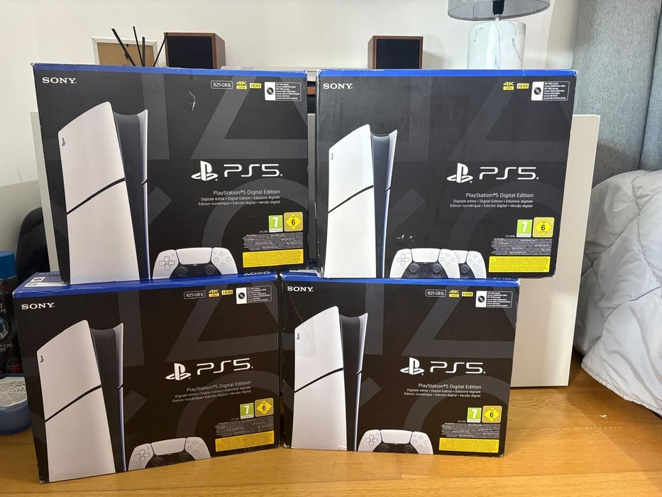 PlayStation 5 versão digital, nova e selada