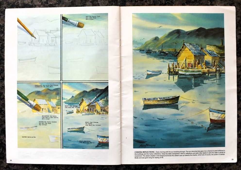 Watercolors Step by Step by Kolan Petersons (1985)