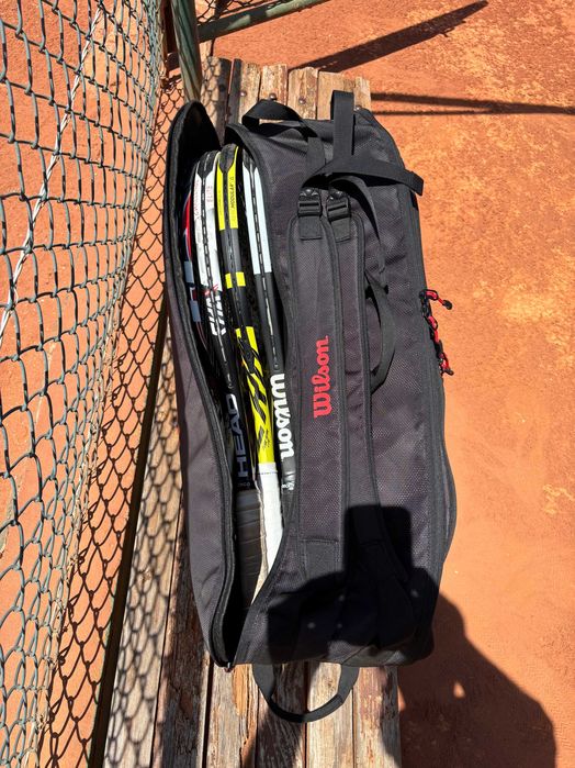 Saco de ténis WILSON, até 8 raquetes, como novo