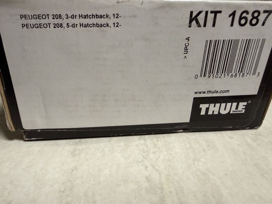 Thule Rapid System 754 wraz z zestawem dopasowującym (Kit 1687)