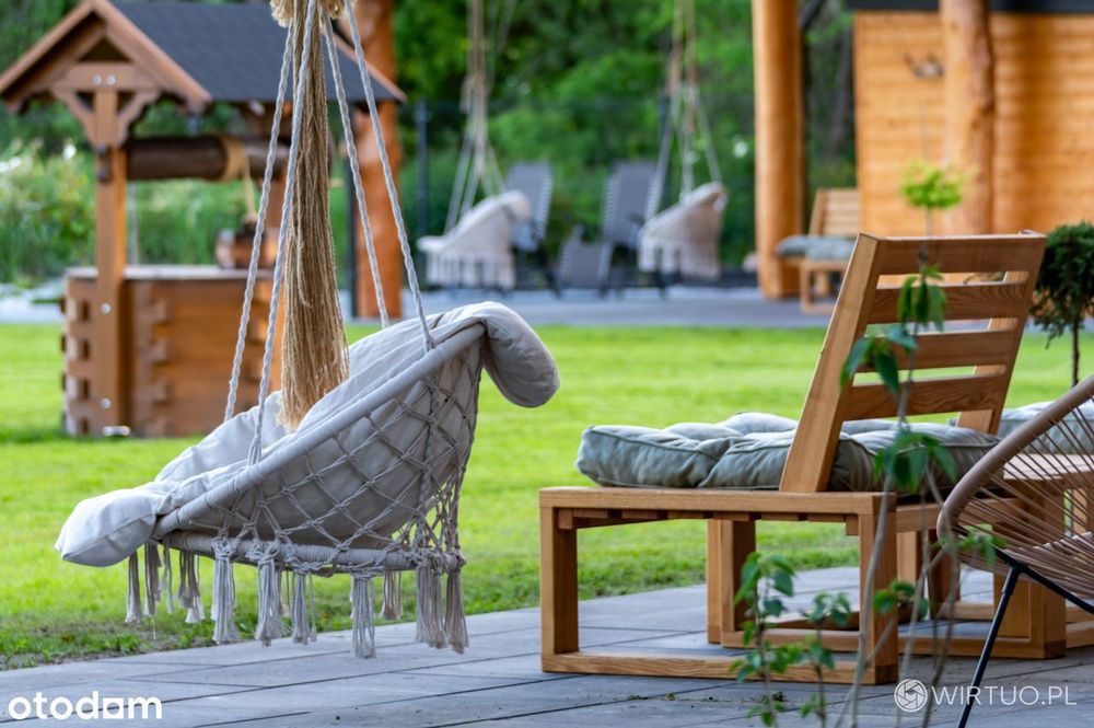 Unikatowa posiadłość w sercu lasu+wiata z bali+sauna+grill+2,5h las