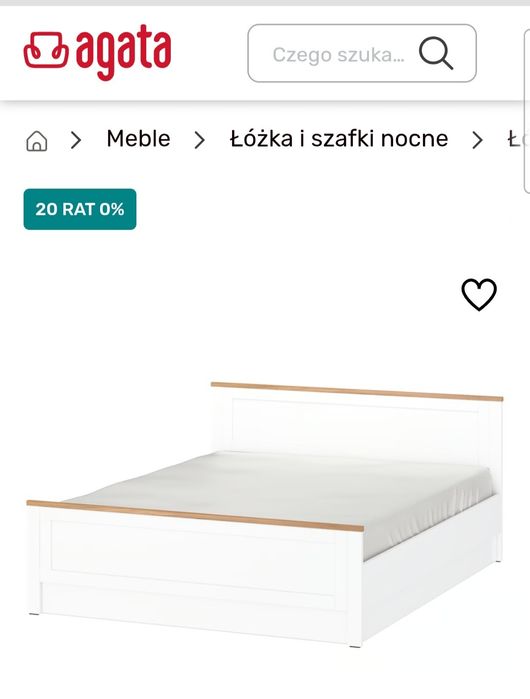 Sprzedam Łóżko 160x200 z materacami
