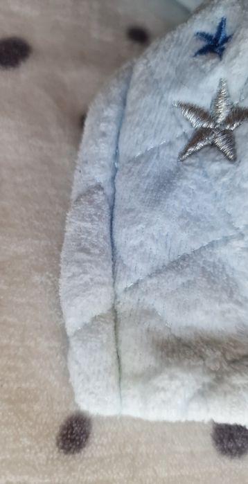 Błekitny Kombinezon little me 3/6 miesięcy