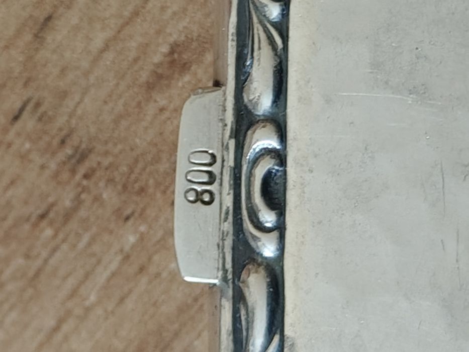 Srebrna papierośnica or 800 waga 88,61