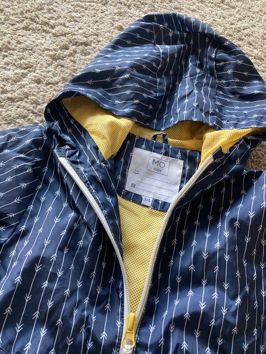 Corta Vento Impermeável MO Kids, Azul escuro 3-4 Anos