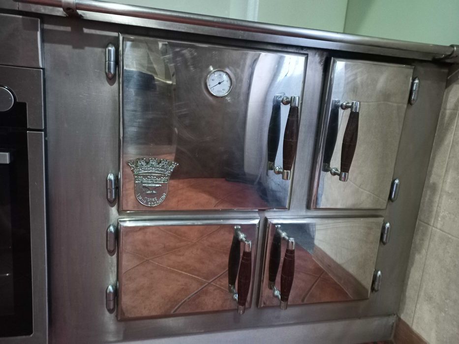 Fogão lenha em Inox
