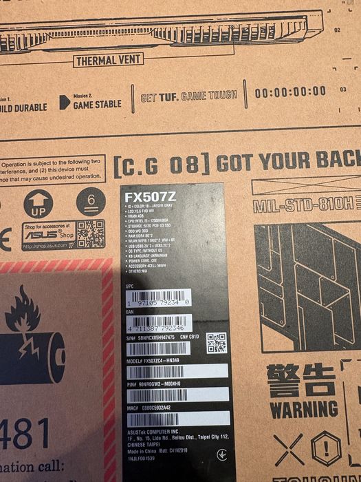 Asus tuf gaming f 15