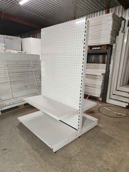 Торгові стелажі перфорація б у, двосторонні перфоровані стелажі б у