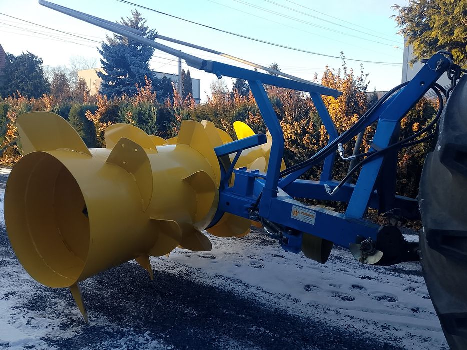 Równiarka,rozgarniacz do pryzm Reck hydraulicznie skrętna 220cm.