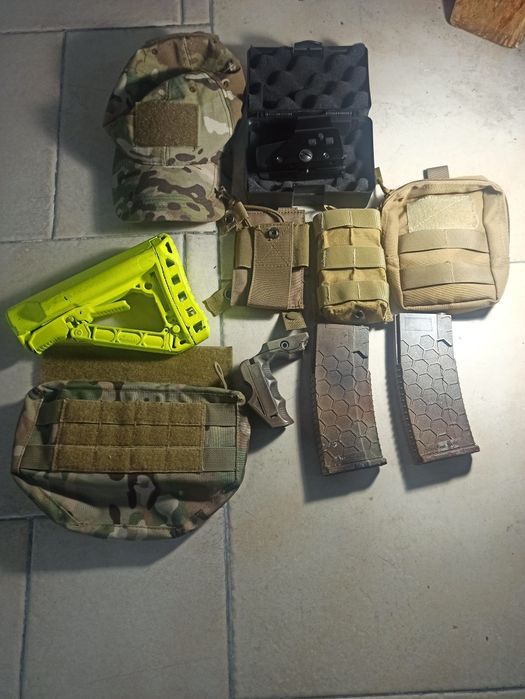Lote diverso de material Airsoft
