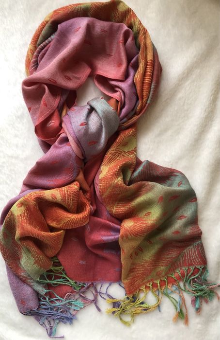 Шарф/палантин Pashmina, 100% кашемір