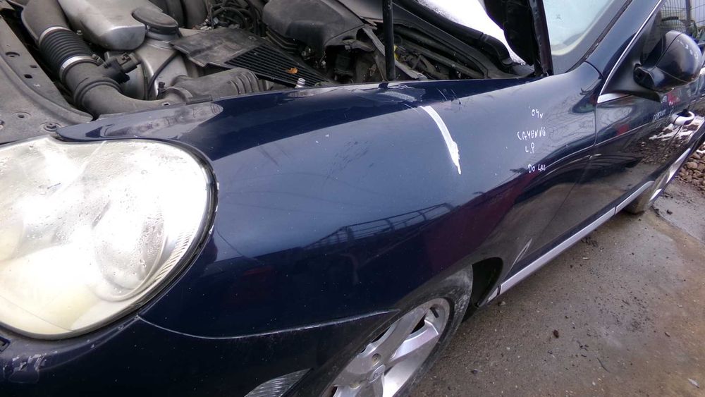 Maj66 Błotnik lewy przedni porsche cayenne I 04r LA50 wysyłka