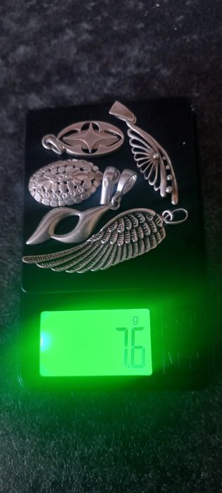 5x zawieszka srebrna damska biżuteria