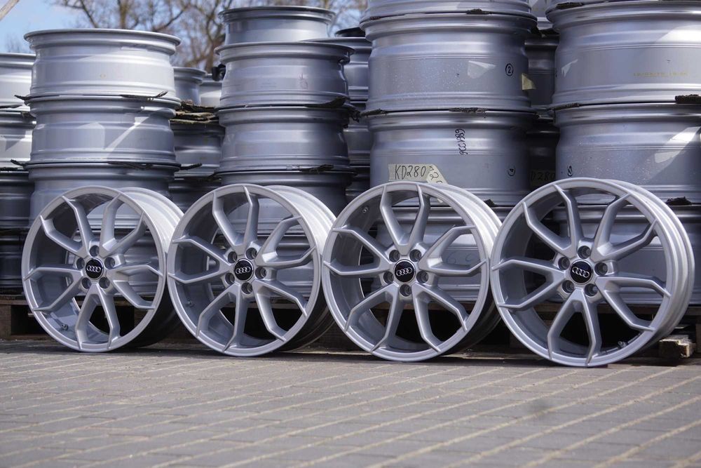 Alufelgi oryginal Audi 5x100 7,5Jx17 et46 cb57,1mm piekne, jak nowe!