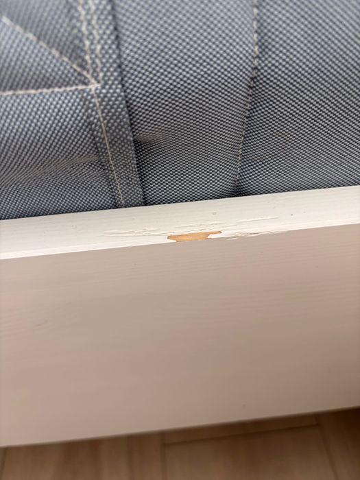 Łóżko IKEA HEMNES 160x200 białe + Materac VÅGSTRANDA | Zestaw