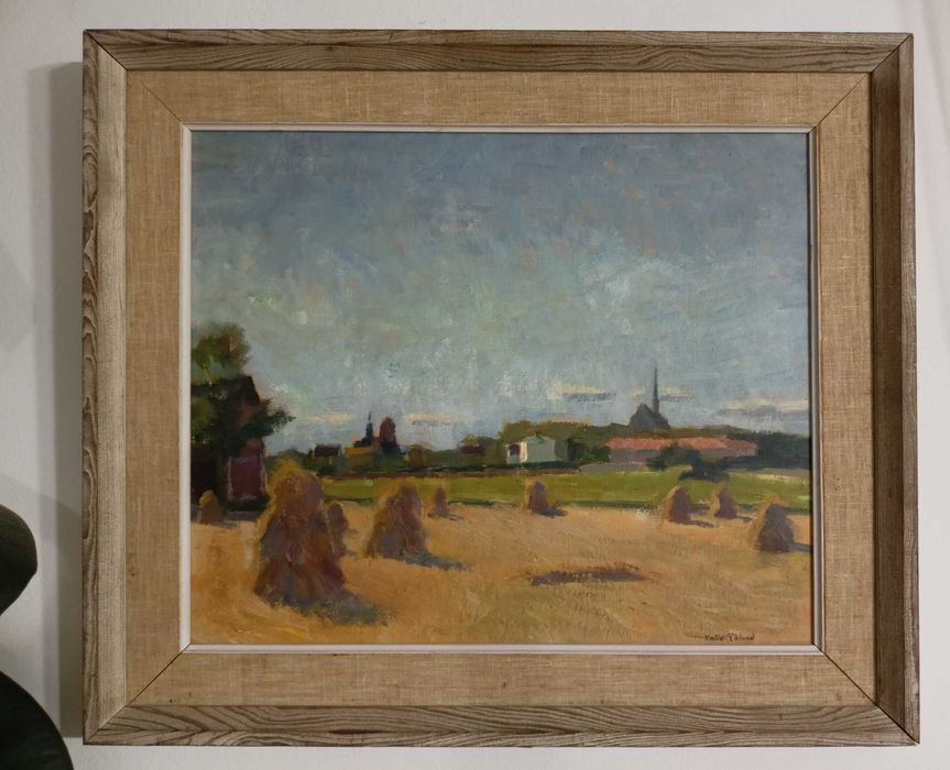 KALLE EKLUND (1891 - 1964) Impresjonizm Piękny pejzaż olejny. Galeria