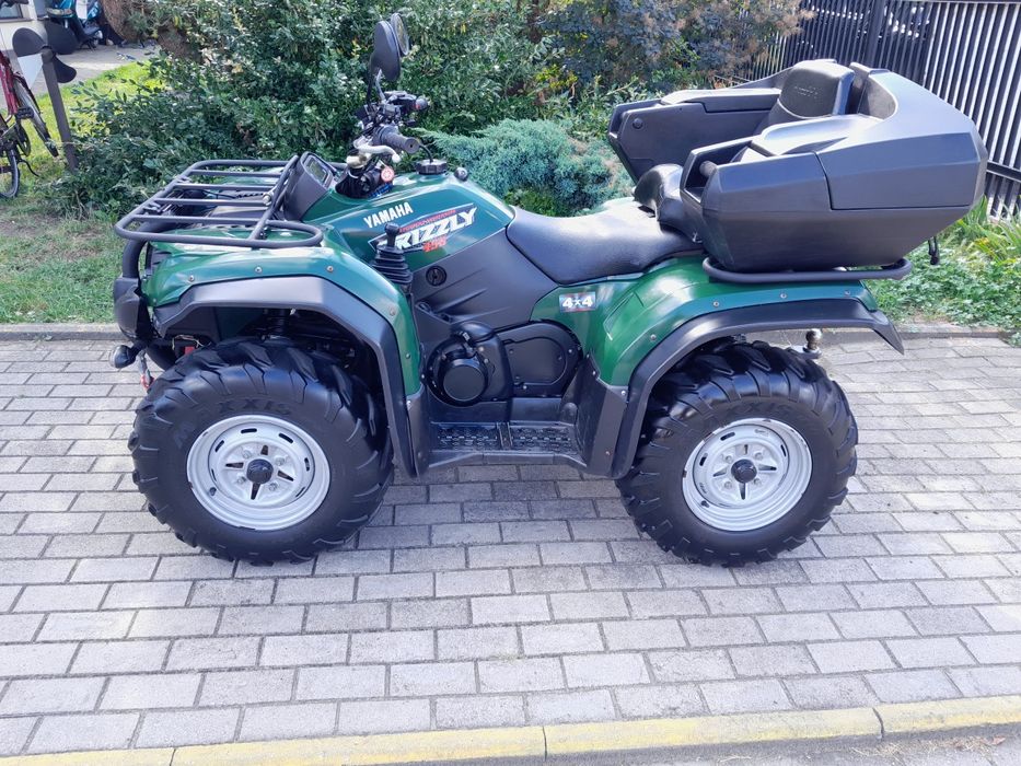 Yamaha grizzly 450 4x4 irs salon pl orginal rejestracja doposazony kodiak
