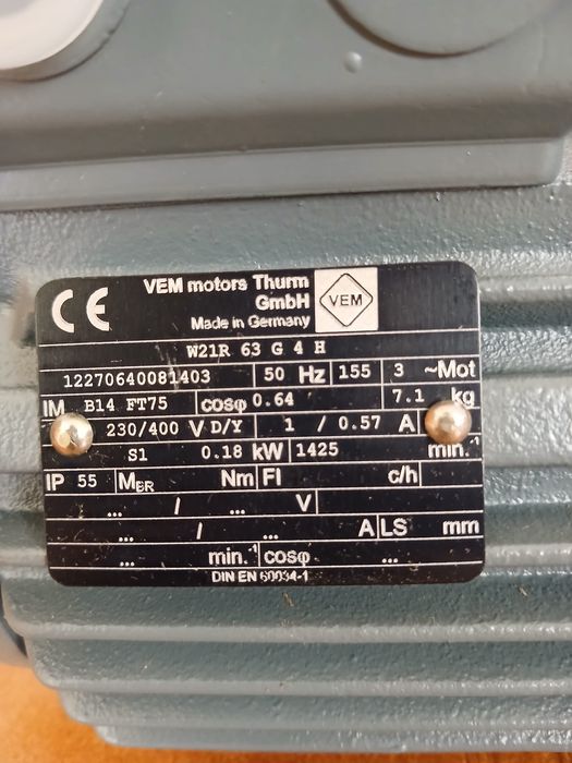 Electro motor VEM    W21R