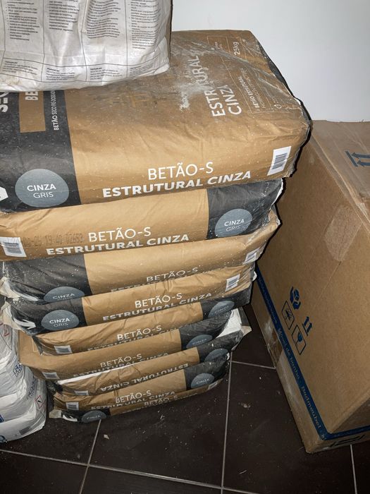 Cimento cesil betao estrutural cinza