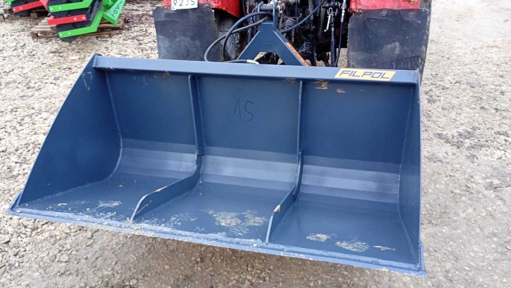 Łycha łyżka kiper na tył ciągnika z hydrauliką 1,2m 1,5m 2m 1,8 m