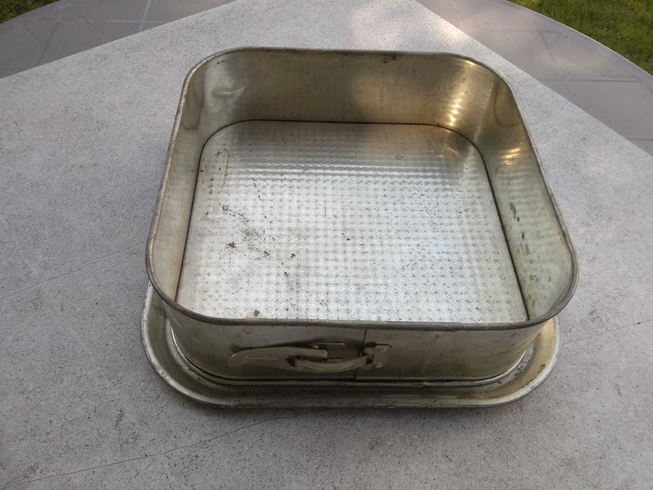 Blacha do ciasta tortu kwadrat 25 cm x 25 cm