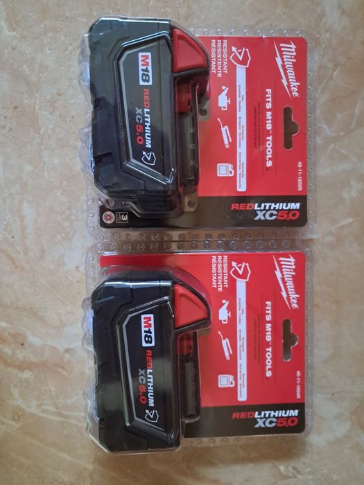 Nowy Akumulator Milwaukee M18 5.0 Ah Chemoodporny XC5.0