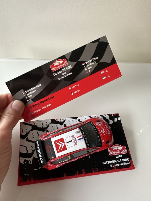 Miniatura Colecionável Citroen C4 WRC