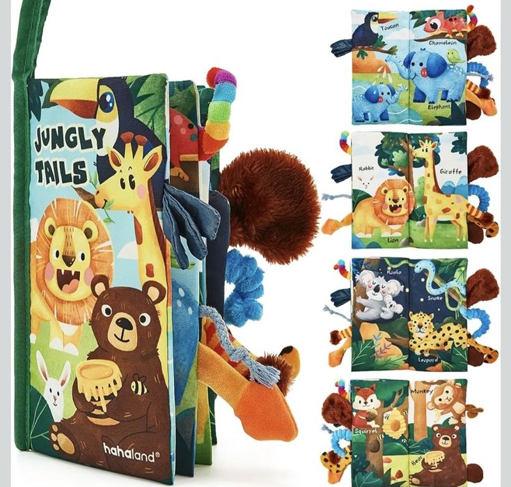 Książeczki sensoryczne materiałowe